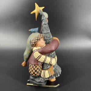 Coyne's & Co Williraye Studio Ice Skater hugging Christmas Tree WW2351